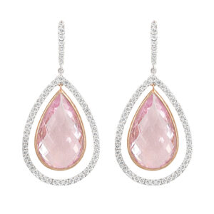 Morganite Drop Earrings