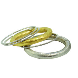 Hammered Bangles