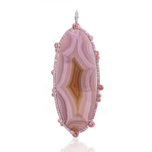 Pink Agate Pendant