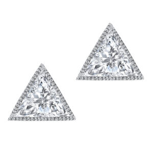 Diamond Triangle Studs