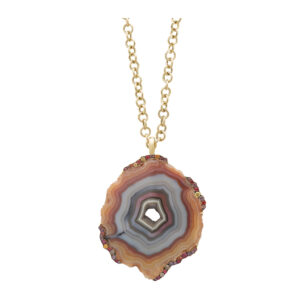 Agate Pendant Necklace
