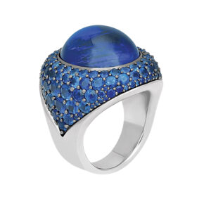 Silverhorn tanzanite ring