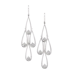 Silverhorn diamond earrings