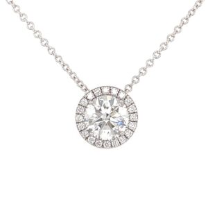 Round Shape Diamond Pendant