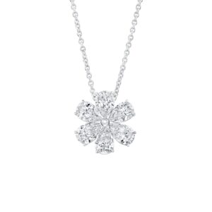 Flower Diamond Pendant