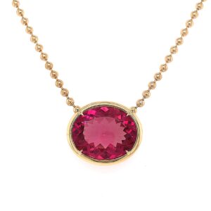 Rubellite Tourmaline Pendant