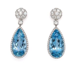 Aquamarine Drop Earrings