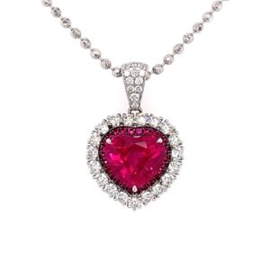 Ruby Heart Pendant