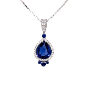 Blue Sapphire Pendant