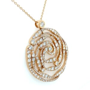 Rose Gold Diamond Pendant