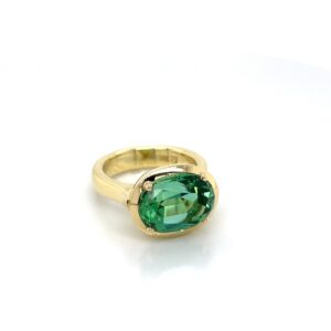 Green Tourmaline Ring
