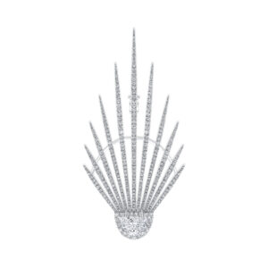 Diamond Pendant Brooch